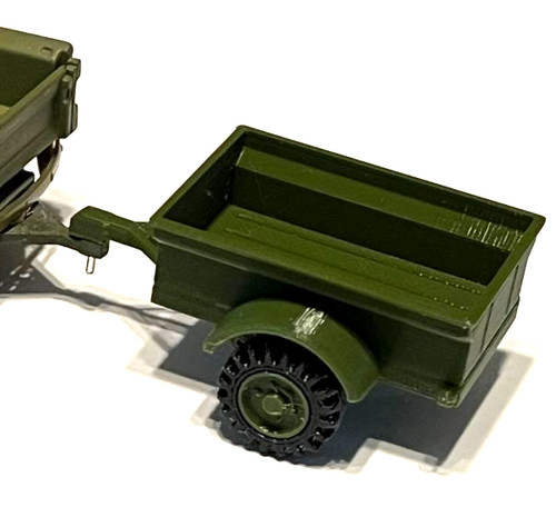 Jeep trailer military green - military,